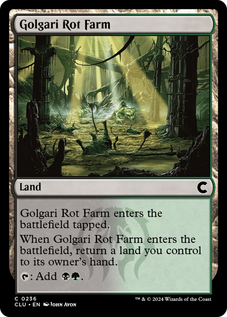Golgari Rot Farm [Ravnica: Clue Edition] | Galaxy Games LLC