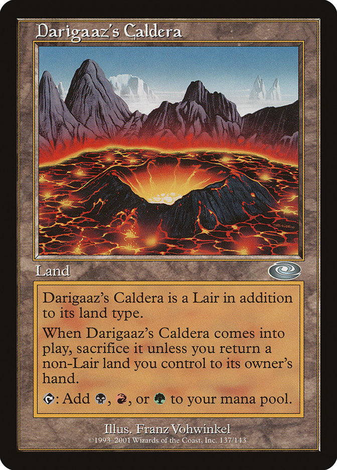 Darigaaz's Caldera [Planeshift] | Galaxy Games LLC