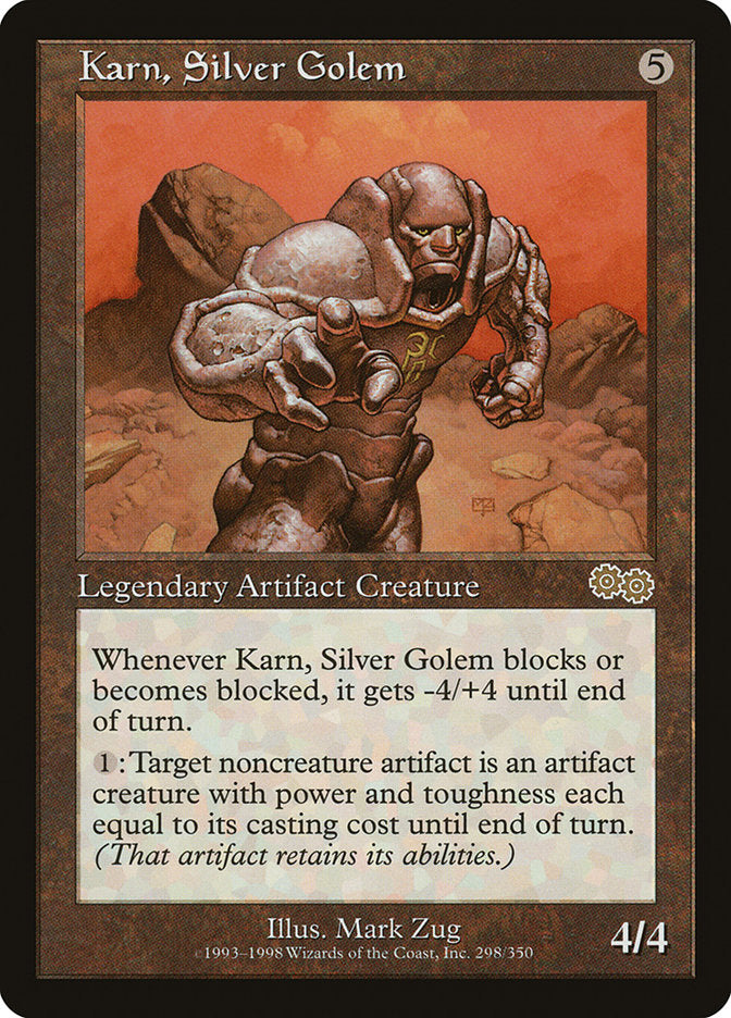 Karn, Silver Golem [Urza's Saga] | Galaxy Games LLC