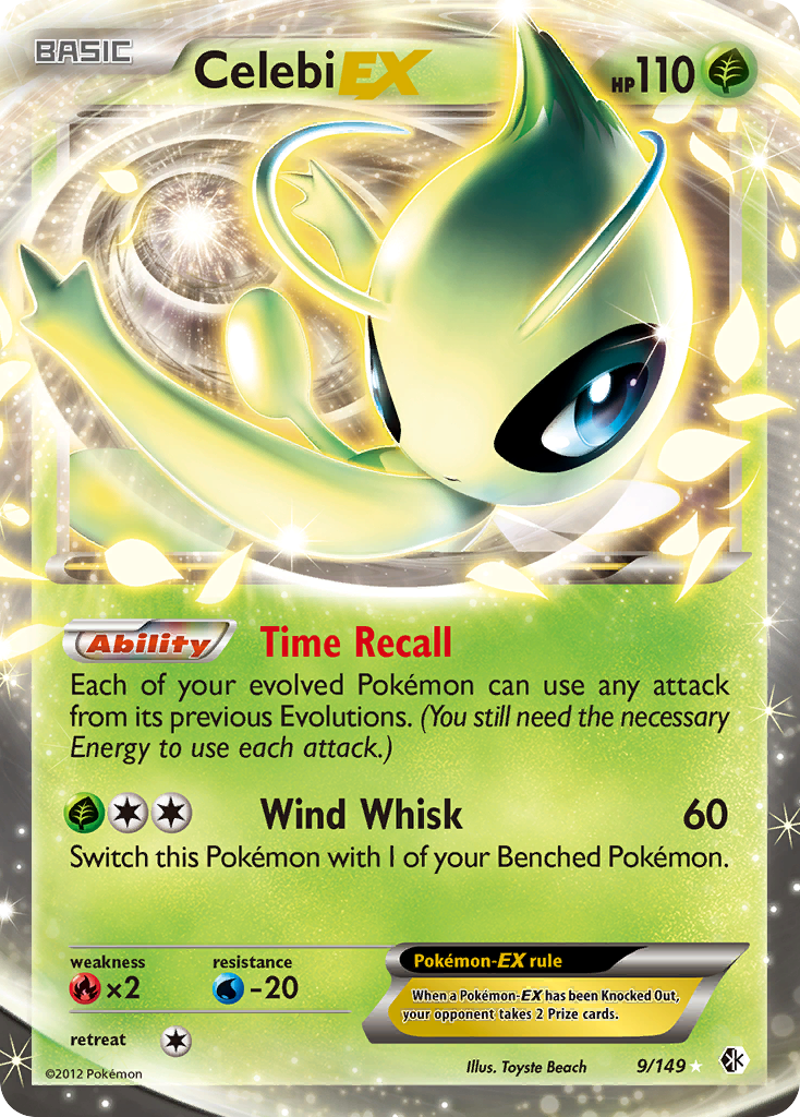 Celebi EX (9/149) [Black & White: Boundaries Crossed] | Galaxy Games LLC