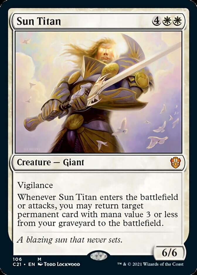 Sun Titan [Commander 2021] | Galaxy Games LLC
