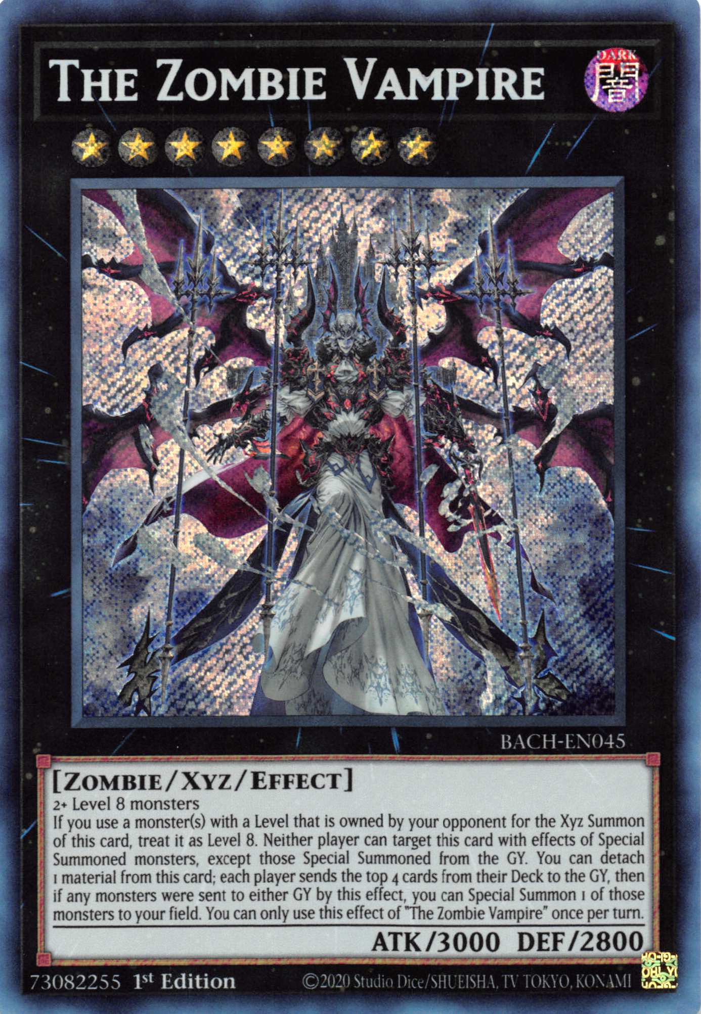 The Zombie Vampire [BACH-EN045] Secret Rare | Galaxy Games LLC