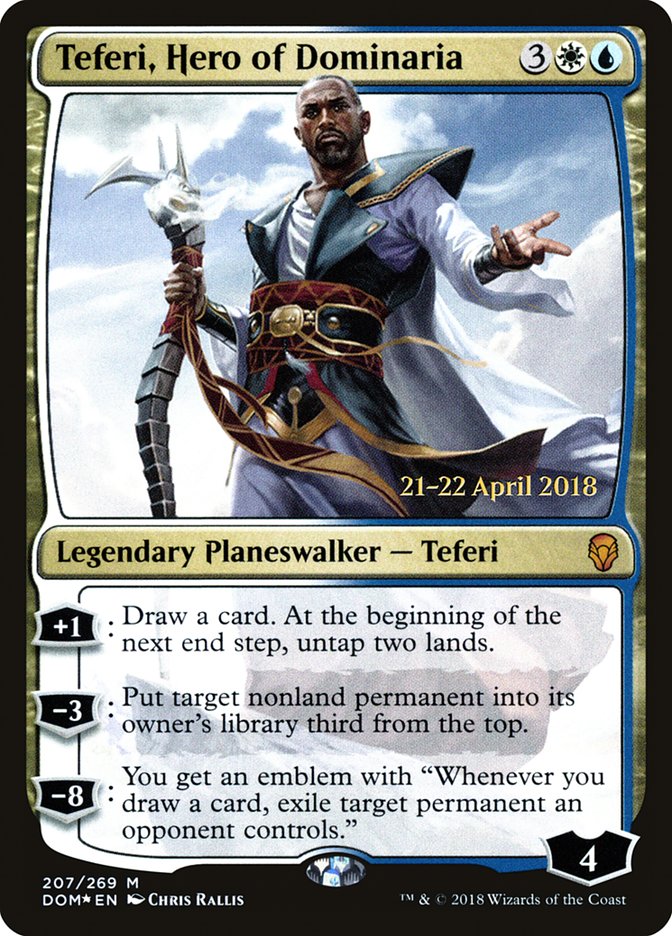 Teferi, Hero of Dominaria [Dominaria Prerelease Promos] | Galaxy Games LLC