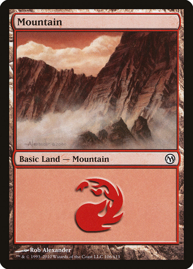 Mountain (106) [Duels of the Planeswalkers] | Galaxy Games LLC
