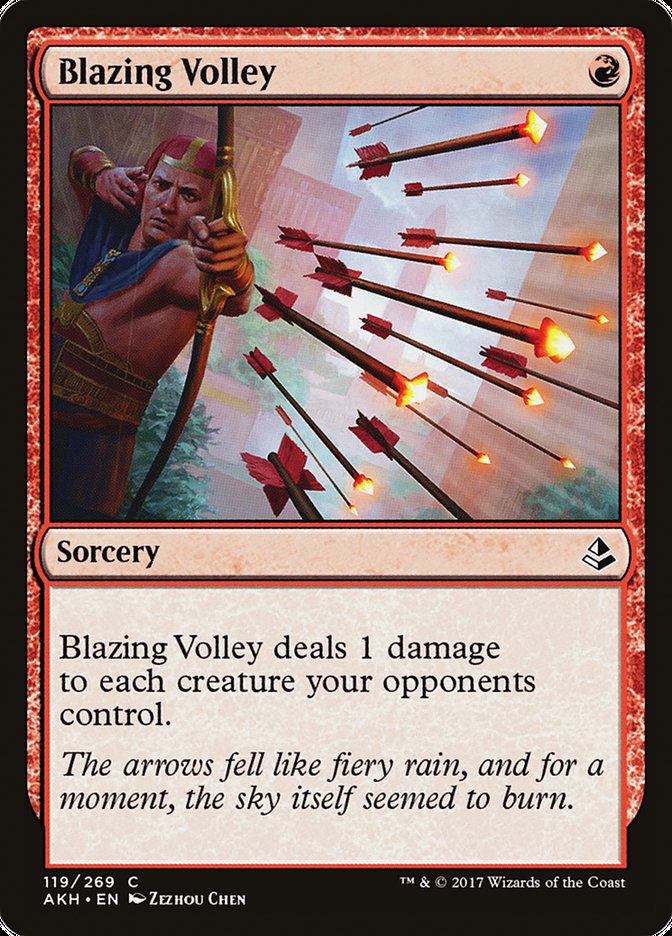 Blazing Volley [Amonkhet] | Galaxy Games LLC