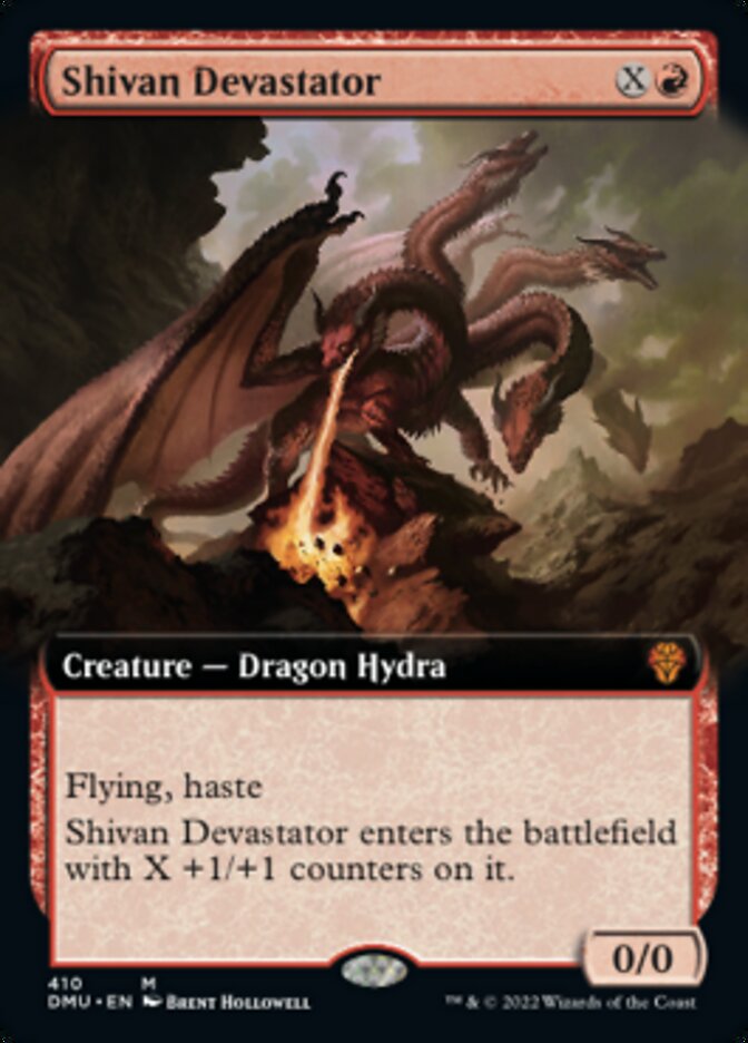 Shivan Devastator (Extended Art) [Dominaria United] | Galaxy Games LLC