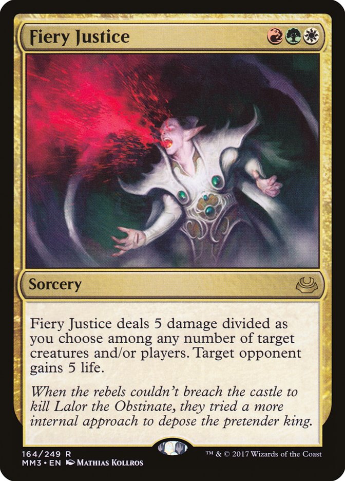 Fiery Justice [Modern Masters 2017] | Galaxy Games LLC