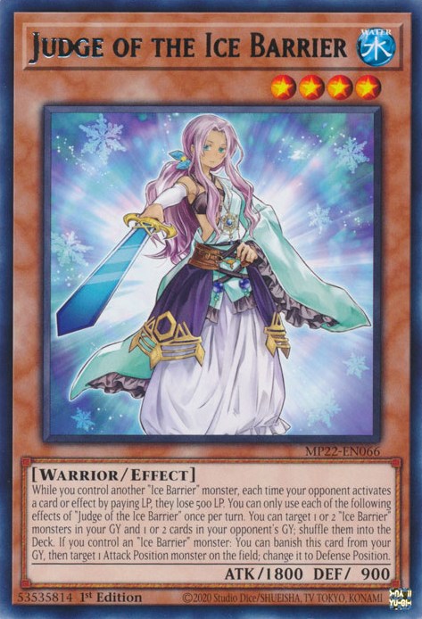 Judge of the Ice Barrier [MP22-EN066] Rare | Galaxy Games LLC