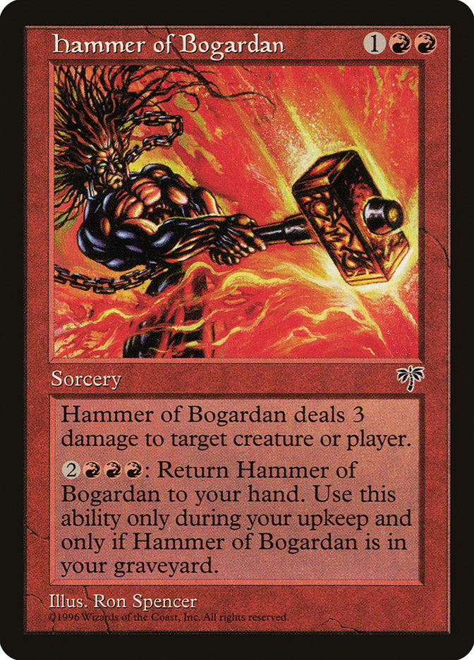 Hammer of Bogardan [Mirage] | Galaxy Games LLC