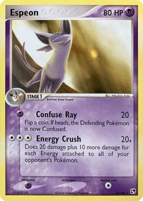 Espeon (16/100) [EX: Battle Stadium] | Galaxy Games LLC