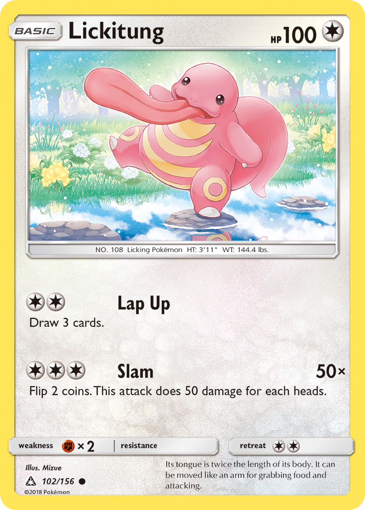 Lickitung (102/156) [Sun & Moon: Ultra Prism] | Galaxy Games LLC