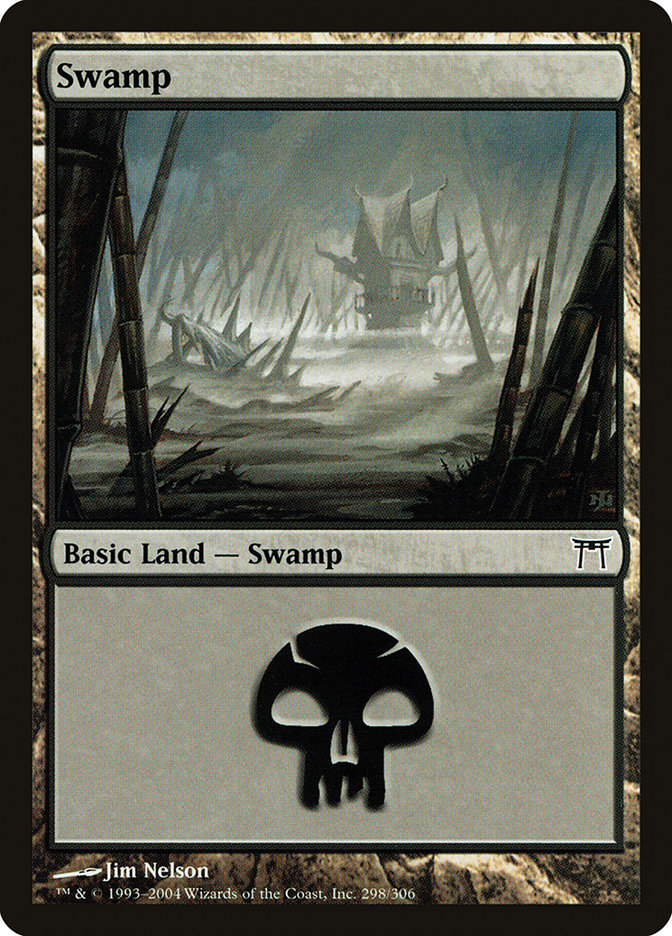 Swamp (298) [Champions of Kamigawa] | Galaxy Games LLC