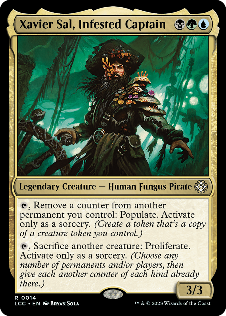 Xavier Sal, Infested Captain [The Lost Caverns of Ixalan Commander] | Galaxy Games LLC