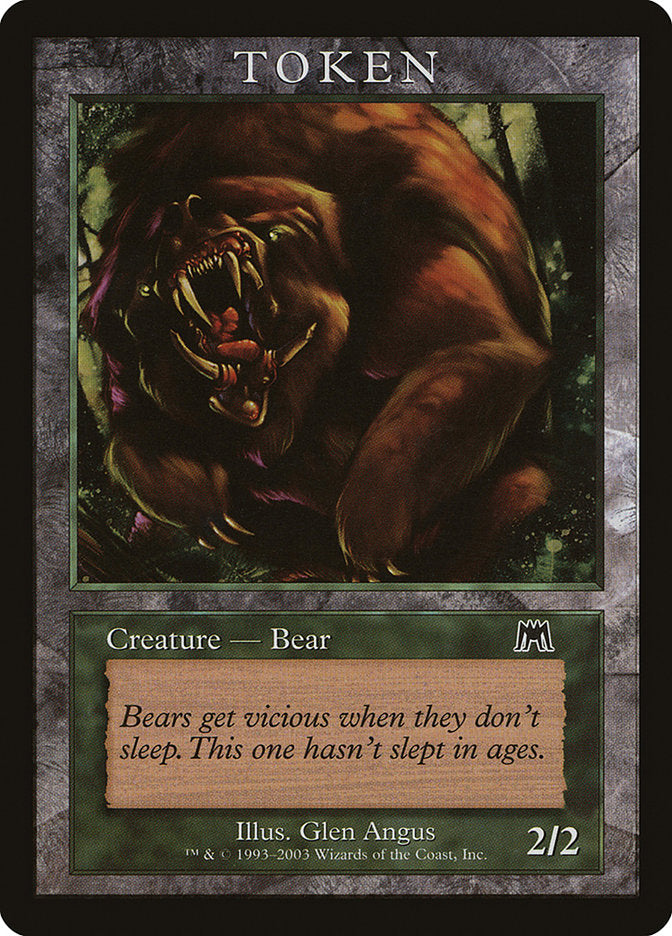 Bear Token [Magic Player Rewards 2003] | Galaxy Games LLC