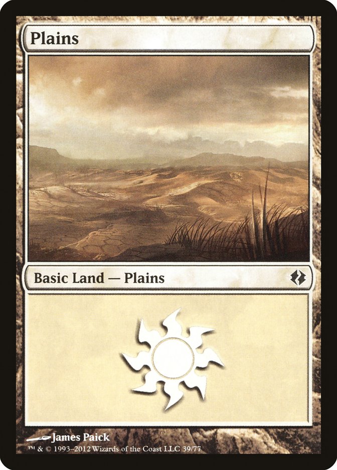 Plains (39) [Duel Decks: Venser vs. Koth] | Galaxy Games LLC