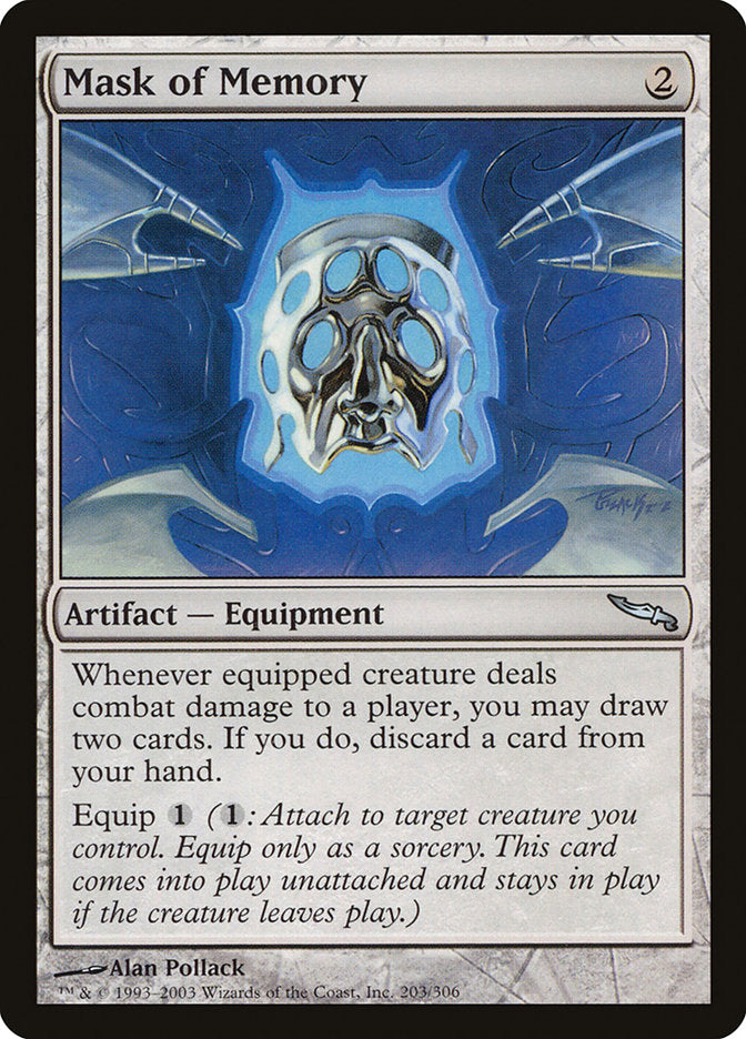 Mask of Memory [Mirrodin] | Galaxy Games LLC