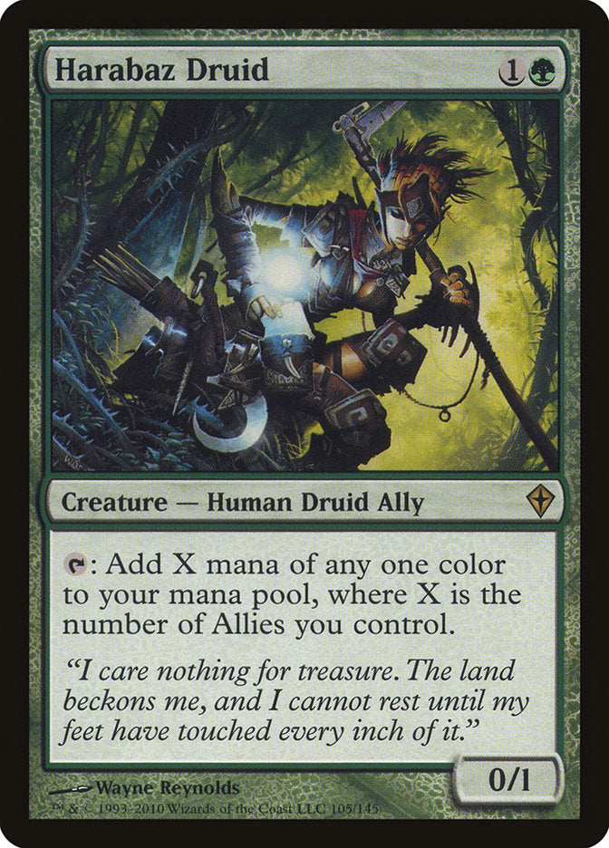 Harabaz Druid [Worldwake] | Galaxy Games LLC