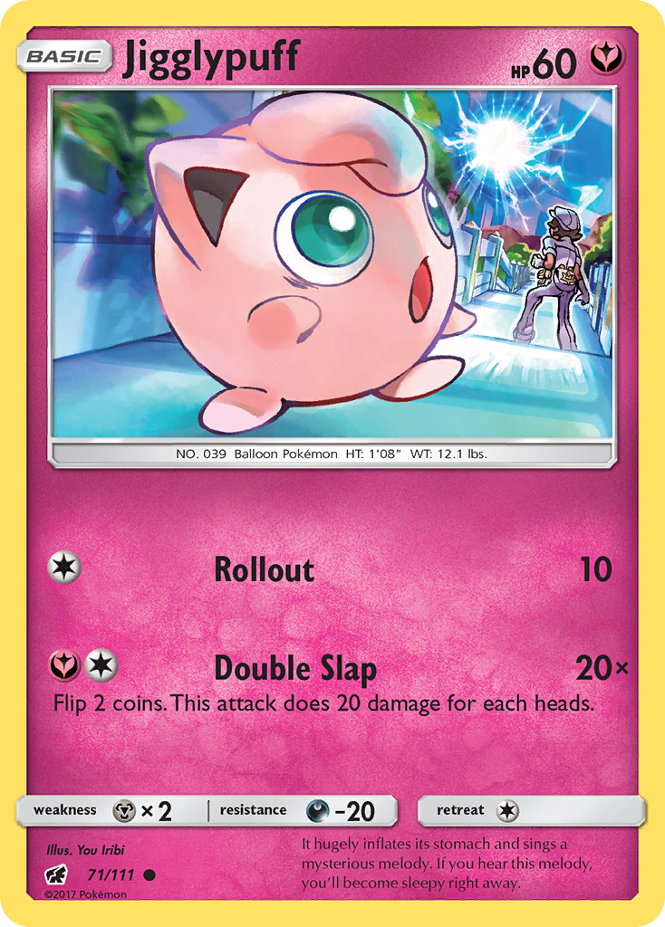 Jigglypuff (71/111) [Sun & Moon: Crimson Invasion] | Galaxy Games LLC