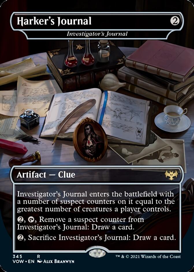 Investigator's Journal - Harker's Journal [Innistrad: Crimson Vow] | Galaxy Games LLC