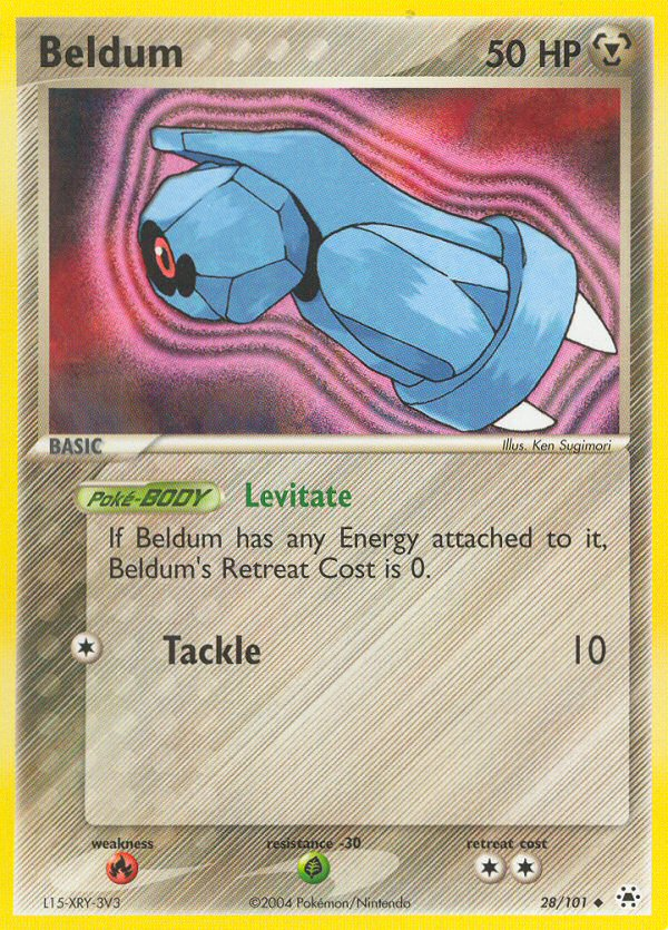 Beldum (28/101) [EX: Hidden Legends] | Galaxy Games LLC
