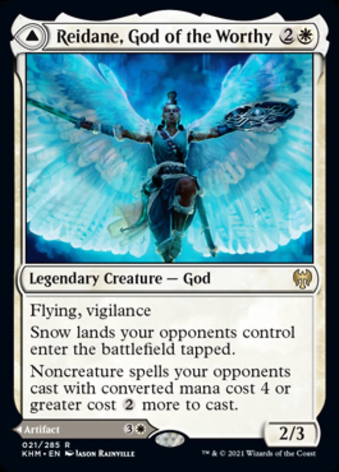 Reidane, God of the Worthy // Valkmira, Protector's Shield [Kaldheim] | Galaxy Games LLC