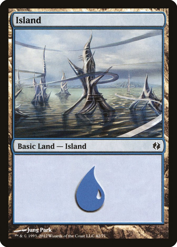 Island (42) [Duel Decks: Venser vs. Koth] | Galaxy Games LLC