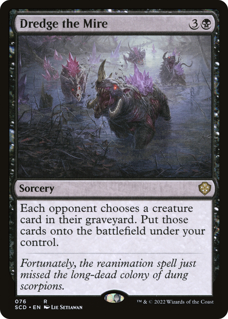 Dredge the Mire [Starter Commander Decks] | Galaxy Games LLC