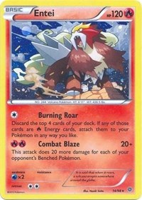 Entei (14/98) (Cosmos Holo) (Blister Exclusive) [XY: Ancient Origins] | Galaxy Games LLC