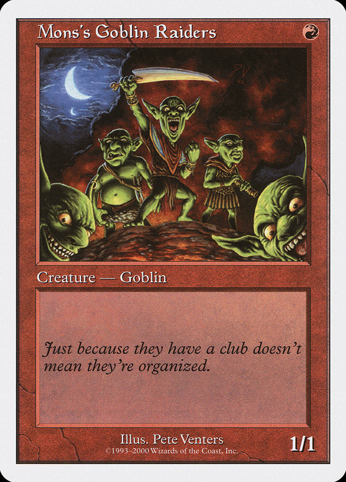 Mons's Goblin Raiders [Starter 2000] | Galaxy Games LLC