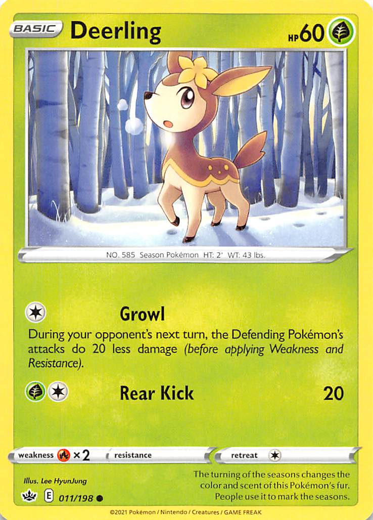 Deerling (011/198) [Sword & Shield: Chilling Reign] | Galaxy Games LLC