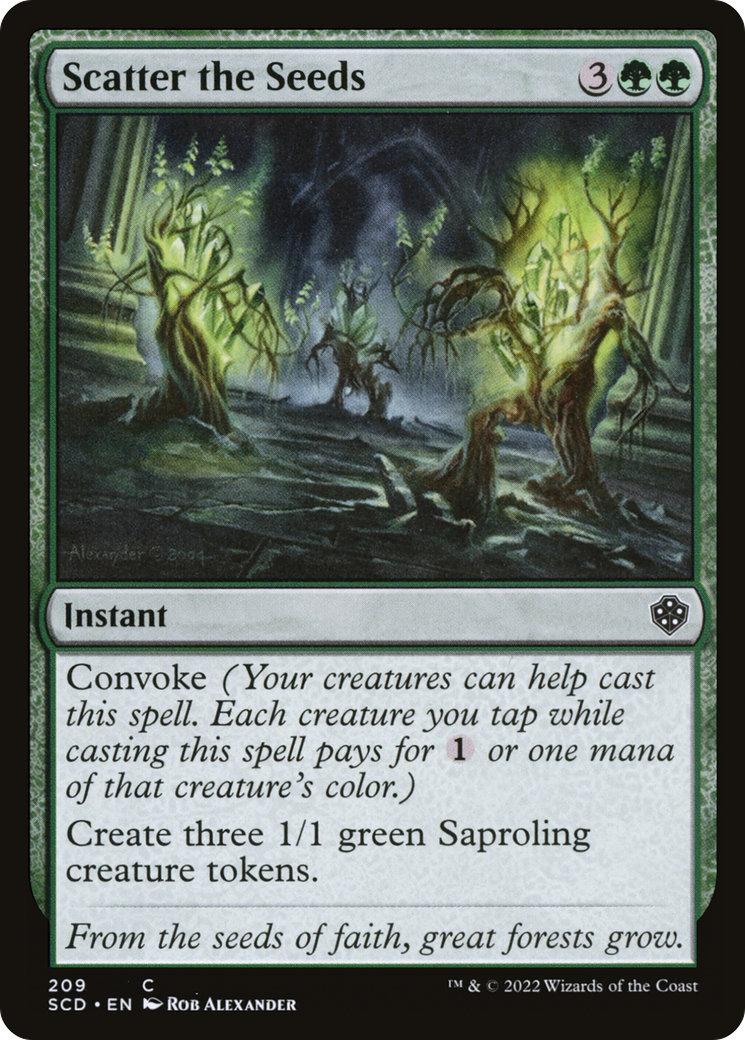 Scatter the Seeds [Starter Commander Decks] | Galaxy Games LLC