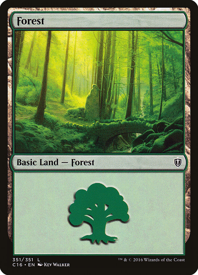 Forest (351) [Commander 2016] | Galaxy Games LLC