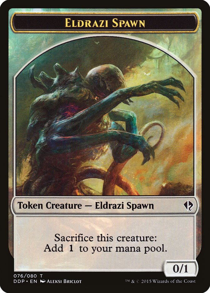 Eldrazi Spawn Token (076/080) [Duel Decks: Zendikar vs. Eldrazi] | Galaxy Games LLC