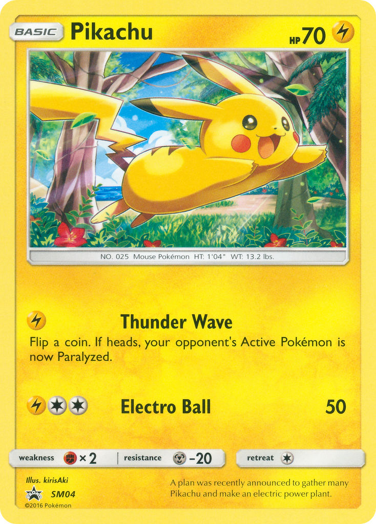 Pikachu (SM04) (Target Non Holo) [Sun & Moon: Black Star Promos] | Galaxy Games LLC