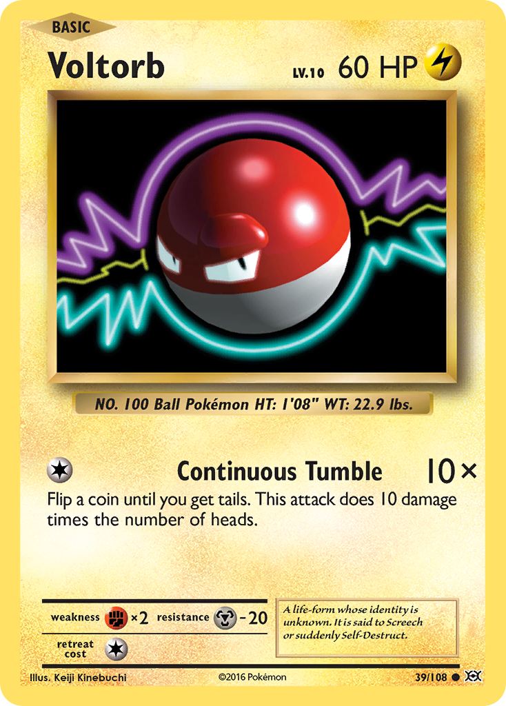 Voltorb (39/108) [XY: Evolutions] | Galaxy Games LLC