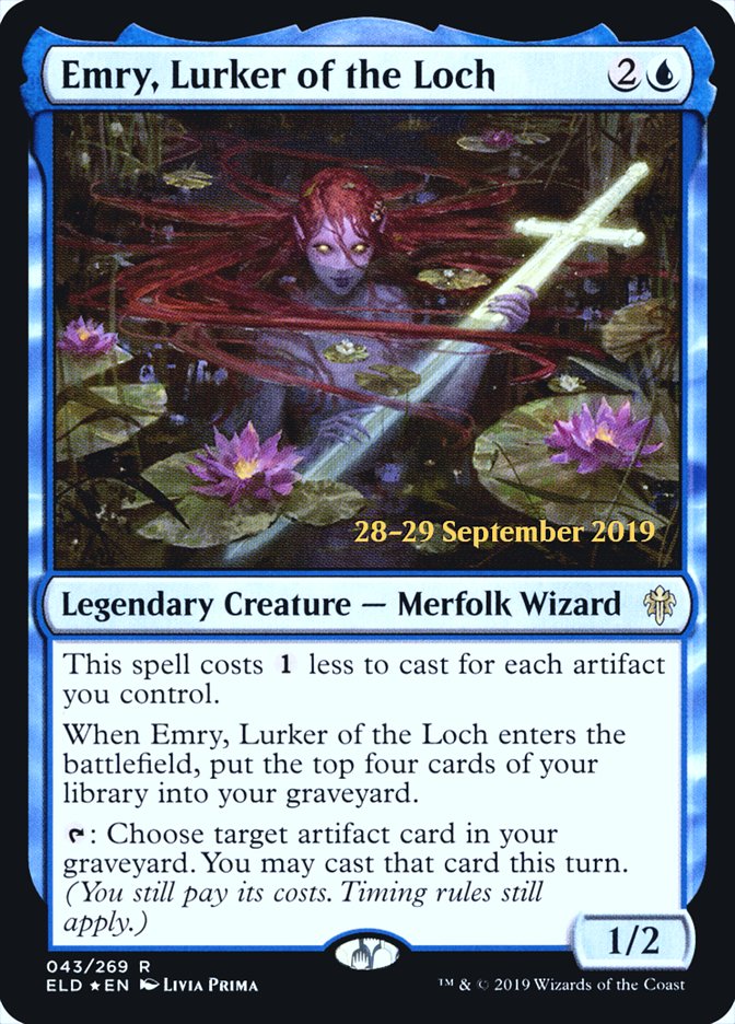 Emry, Lurker of the Loch [Throne of Eldraine Prerelease Promos] | Galaxy Games LLC