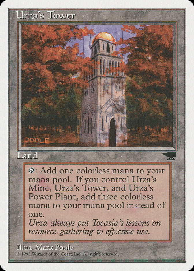 Urza's Tower (Autumn Leaves) [Chronicles] | Galaxy Games LLC