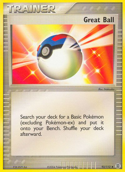 Great Ball (92/112) [EX: FireRed & LeafGreen] | Galaxy Games LLC