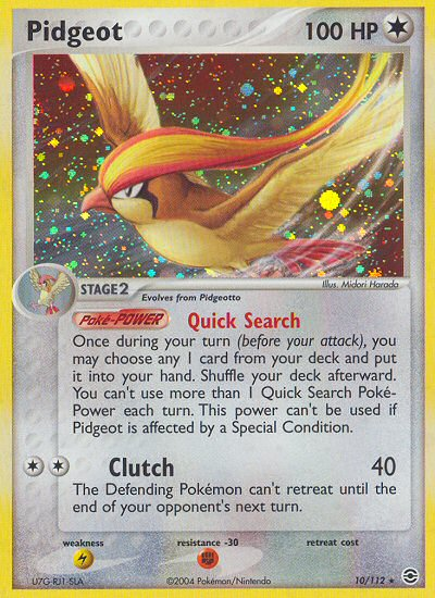 Pidgeot (10/112) [EX: FireRed & LeafGreen] | Galaxy Games LLC