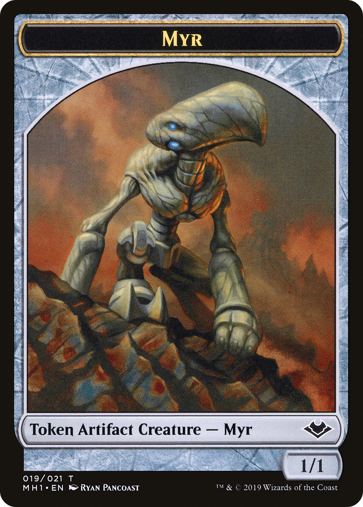 Myr // Thopter Double-Sided Token [Phyrexia: All Will Be One Commander Tokens] | Galaxy Games LLC