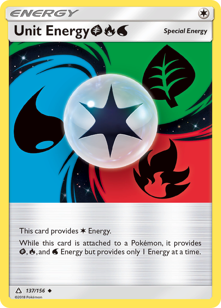 Unit Energy (137/156) (Grass, Fire, Water) [Sun & Moon: Ultra Prism] | Galaxy Games LLC