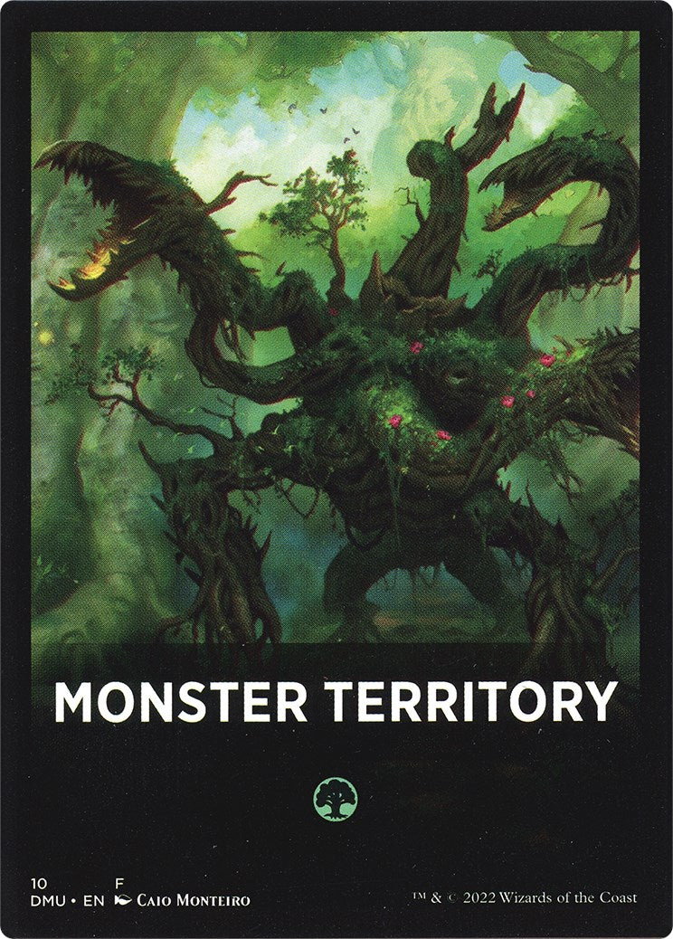 Monster Territory Theme Card [Dominaria United Tokens] | Galaxy Games LLC