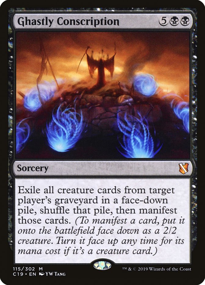 Ghastly Conscription [Commander 2019] | Galaxy Games LLC