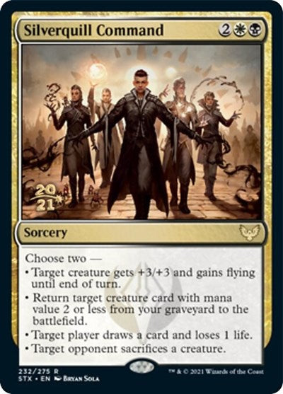 Silverquill Command [Strixhaven: School of Mages Prerelease Promos] | Galaxy Games LLC
