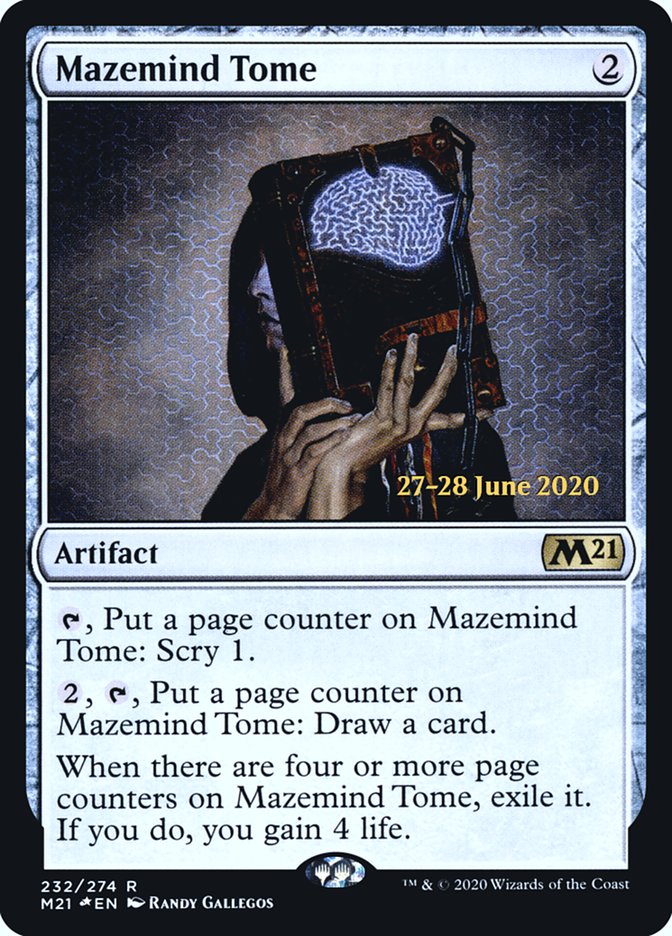 Mazemind Tome [Core Set 2021 Prerelease Promos] | Galaxy Games LLC