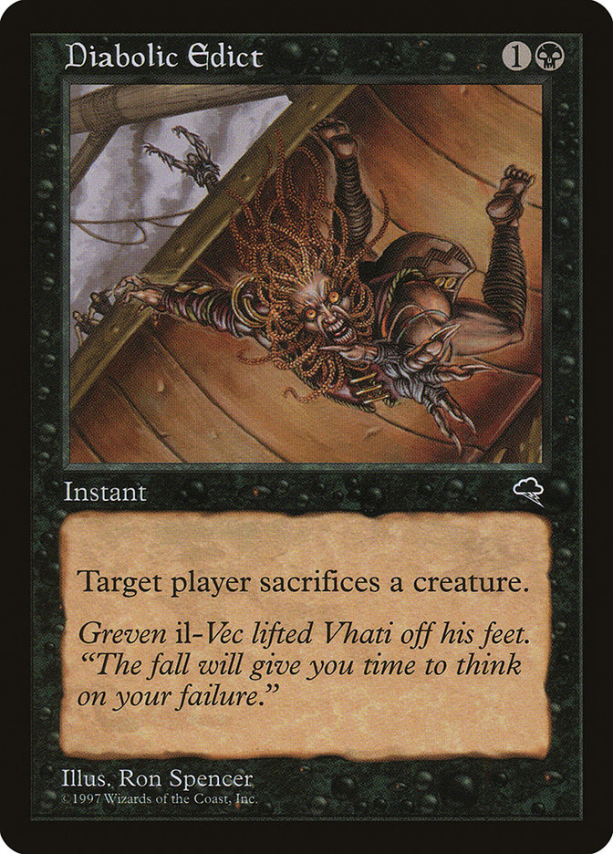 Diabolic Edict [Tempest] | Galaxy Games LLC
