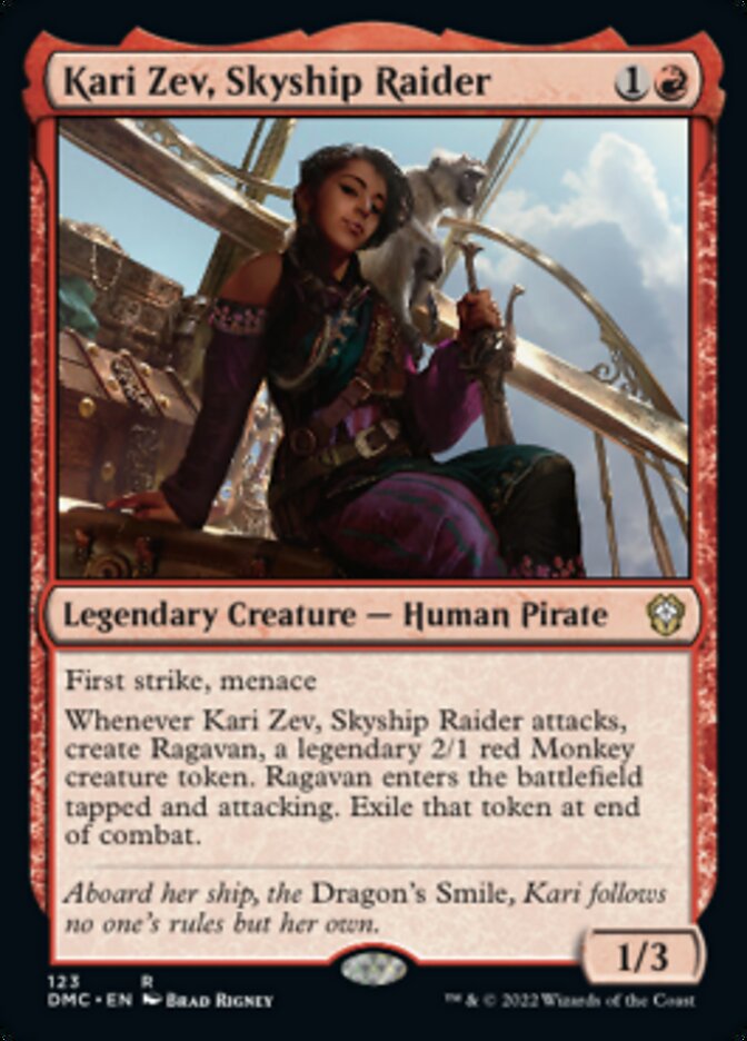 Kari Zev, Skyship Raider [Dominaria United Commander] | Galaxy Games LLC