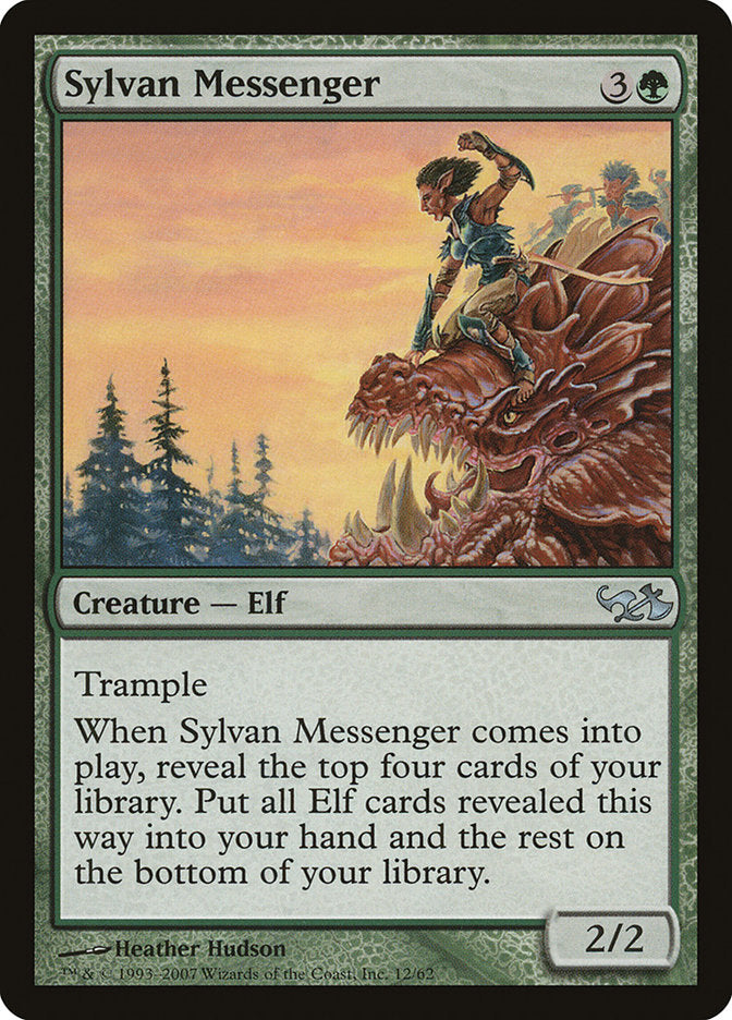 Sylvan Messenger [Duel Decks: Elves vs. Goblins] | Galaxy Games LLC