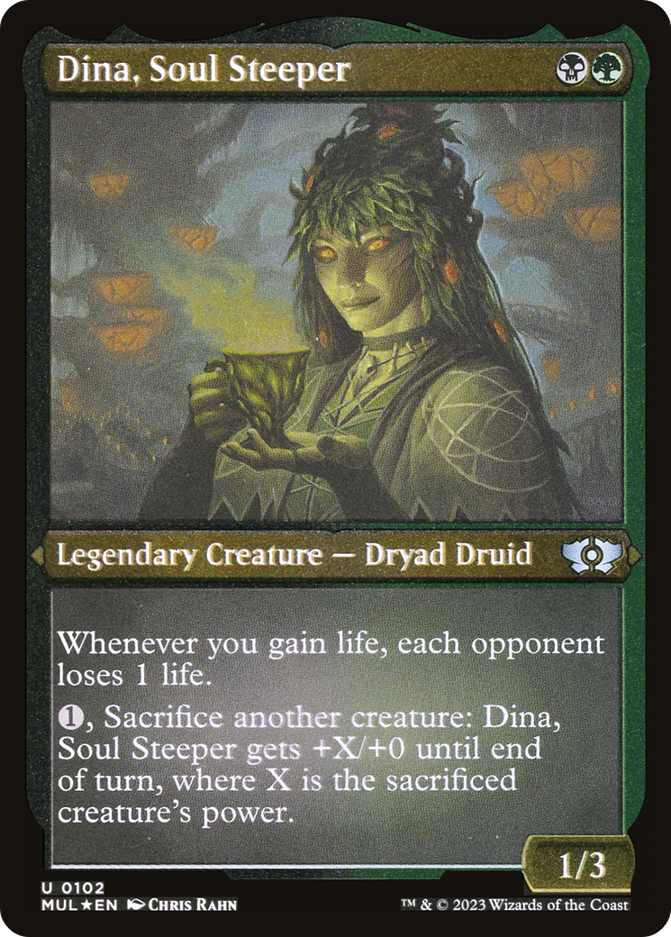 Dina, Soul Steeper (Foil Etched) [Multiverse Legends] | Galaxy Games LLC