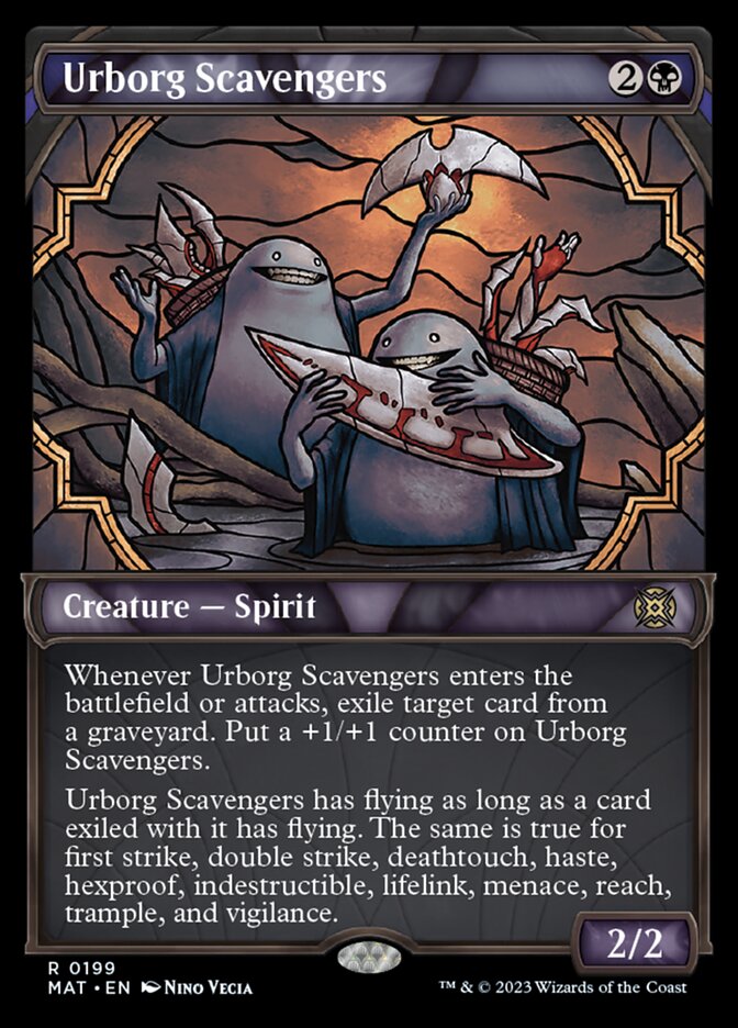 Urborg Scavengers (Showcase Halo Foil) [March of the Machine: The Aftermath] | Galaxy Games LLC
